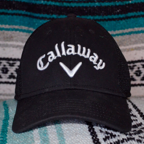 white callaway golf hat
